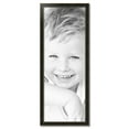 thumbnail image 2 of ArtToFrames 18" x 49" Honors Black with Gold Picture Frame, 18x49 inch Black Wood Poster Frame (WOM-5158), 2 of 7
