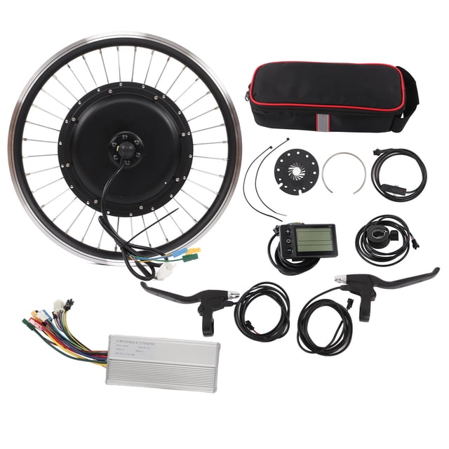 Electric Bicycle Conversion Wheel Kit, Durable 20 Inch Electric Bicycle Wheel Kit With 35A Controller For Electric Scooter