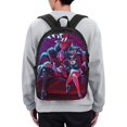 thumbnail image 2 of Helluva Boss Backpack Daypack Travel College School Bookbag, 2 of 2