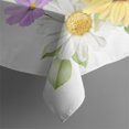 thumbnail image 3 of Sunflower Square Tablecloth 60x60in(152x152cm) – Waterproof Polyester Printed Table Cover, Wrinkle Resistant & Washable for Kitchen Dining Picnic Party Decor, 3 of 6