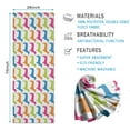 thumbnail image 2 of Colorful Funny Dachshund Hot Yoga Mat Towel Non Slip for Hot Yoga - Quick-Drying Yoga Mat Cover with 4 Corner Pockets with Travel Bag - Hot Yoga Towel Non Slip 74"x26", 2 of 6