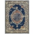 thumbnail image 2 of HR-Traditional Rugs/Luxury Livingroom/Fashion Home Oriental|Persian Vintage Area Rugs-Distressed Blue/Multi (7'9" x10'), 2 of 7