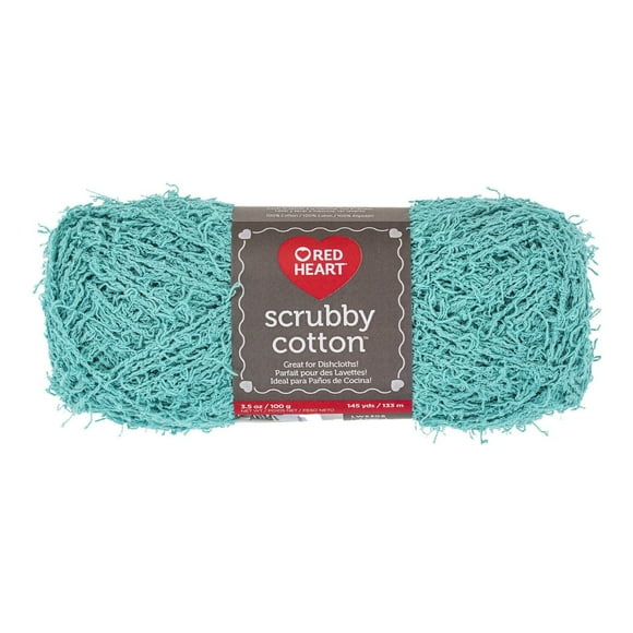 Fil Red Heart® Scrubby Cotton™, coton #4 moyen, 3,5 oz/100 g, 145 verges