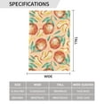 thumbnail image 3 of XMXY Cartoon Peach Watercolor Garden Flags Double Sided,Farmhouse Holiday Yard Outdoor Sign Decor Flag, 28"x40" inch, 3 of 7