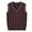 Coffee, variant on Boys and Toddler's V-Neck Cable Knit Sweater Vest Kids Girls Sleeveless Pullover School Uniform Sweater Waistcoat