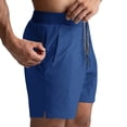 thumbnail image 5 of Kcolen Running Shorts for Men Stretch Men's Summer Casual Shorts for Fitness and Leisure with Pockets Solid Color Beach Sports Pants Drawstring Casual Work Short, 5 of 5