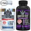 Angry Supplements 2-Pack of Monster Test (120 ct) and Monster Test PM (60 ct) Day/Night Testosterone Booster Combo Pack