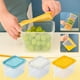 thumbnail image 1 of Recipientes transparentes para almacenamiento de cereales - Recipiente hermético para alimentos, organizador transparente para despensas de cocina para cereales, cereales y alimentos secos, diseño, 1 of 3