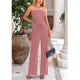 thumbnail image 3 of Conjunto de Dos Piezas PRETTYGARDEN Top Corto Acanalado y Pantalones Anchos XS, 3 of 6