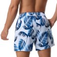 thumbnail image 4 of Swim Trunks for Men Summer Stylish Printed Shorts Casual Quick Dry Relaxed Fit Bathing Suits Breathable Drawstring Short Pants, 4 of 6