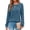 Lake-Blue, variant on Fantaslook Womens Long Sleeve Shirts Casual Tunic Tops Work Dressy Blouses Fall Sweaters