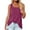 Purple1, variant on Womens Loose Blouses Tops Solid Square Neck Casual T-shirt Summer Sleeveless Long Tank Tops For Women(Navy,S-2XL)