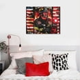 thumbnail image 5 of Patifu Firefighter Fire Truck Fine Art Aesthetic Poster & Print Wall Painting for Home Office Decor 16x12in, 5 of 6