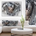 thumbnail image 1 of Motorcycle Engine Aquarelle - Impression sur Toile Contemporaine, 1 of 3