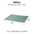thumbnail image 3 of FurHaven Pet Products Waterproof Velvet Throw Blanket - Celadon Green, Small, 3 of 12