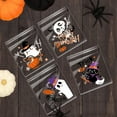 thumbnail image 6 of Uanit Halloween Candy Bag Cookie Packaging Bag Self Adhesive Bag 100 Pieces Halloween Candy Bags Halloween Bags Self Adhesive Clear Cookie and Candy Bags for Halloween Party Supplies, 6 of 7
