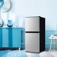thumbnail image 6 of TACOOL 4.0 Cu.ft Small Refrigerator Mini Fridge for Bedroom Drink Holder Large Capacity Suit for Home, Apartment, Office Silver, 6 of 7