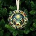 thumbnail image 7 of zhmrfg Christmas Transparent Printing Nativity Scene Pendant, Flat Christmas Decoration for Tree, Wall, or Table, Traditional Holiday Commemorative Ornament for Home, Office, and Seasonal Decor, 7 of 7