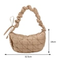 thumbnail image 2 of Bolso de viaje acolchado Bolso bandolera casual Color sólido simple para vacaciones de fin de semana, 2 of 9