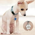 thumbnail image 2 of Diceymbol Mini Paw Pet ID Tag 1.06 Inch Custom Engraved Metal Dog & Cat Name Tag, Cute Jewelry-Style Safety Necklace for Collars, 2 of 6
