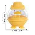 thumbnail image 2 of Ice Cream Maker Dessert Bowl DIY Ice Cream Bowl Kitchen Tool Ice Bowl Containers-Freezing Container Large-Capacity Round Empty Moulds Homemade Ice Bowl Ice Trays for Freezer Yellow, 2 of 2