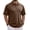 263#Brown, variant on Men's Raglan Short Sleeve Polo Moisture-Wicking Uniform Polo Shirt