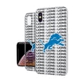 thumbnail image 2 of Detroit Lions iPhone Clear Text Backdrop Design Case, 2 of 4