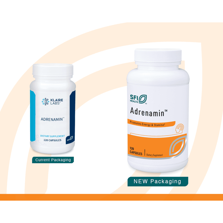 Klaire Labs Adrenamin - Adrenal Support Supplement with Cordyceps
