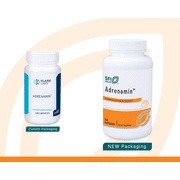 Klaire Labs Adrenamin - Adrenal Support Supplement with Cordyceps Mushroom, Rhodiola, Eleuthero & Pantothenic Acid (B5) - Gluten-Free Adrenal Health Support Supplements for Men & Women (120 Capsules)