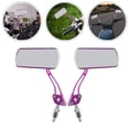 thumbnail image 2 of Shisuyan Clear Visibility Bicycle Rearview Mirrors Purple 2Set 6.5x4.9x2.2in, 2 of 8