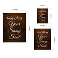 thumbnail image 7 of Designs ByLITA God Bless Your Sassy Soul, 11 x 14 Wooden Wall Print (Framed) | Home Decor, 7 of 7