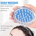 thumbnail image 2 of 1pc Shampoo Scalp Head Shower Massage Massager Cleaning Clean Scrub Hair Brush Comb, Random Colour, 2 of 10