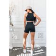 thumbnail image 6 of Next Level Ribbed Snatched Active Wear Shorts Set, 6 of 10