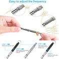 thumbnail image 3 of Dog Whistle 2 Pack Adjustable Silent Dog Whistle Dog Whistle To Stop Barking Neighbors Dog Recall Dog Training Whistles With Lanyard, 3 of 8