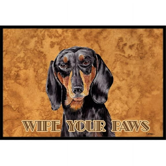 Carolines Treasures 18 x 27 in. Dachshund Indoor & Outdoor Doormat