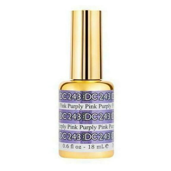 DND - DC UV/LED Soak Off Mermaid Glitters Gel Color - 243 Purply Pink