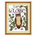 thumbnail image 4 of GUOOL Cartoon Owl Stamped Cross Stitch DIY Handmade Needlework for Beginners14CT, 4 of 9