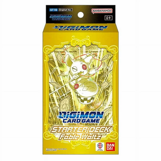 Bandai | Digimon Card Game: Fable Waltz Starter Deck (ST-19) | Trading Card Game | Ages 6+ | 2 Players | 15 Minutes Playing Time