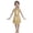 Gold, variant on CAICJ98 Girls Metallic Outfit Sequin Dance Shiny Crop Top for Dancing Raves Festivals Metallic Skirt (Gold,5-6 Years)