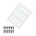 thumbnail image 1 of Cubierta de ventilación de aire de puerta Uxcell de 8 x 3 pulgadas, 3 piezas de ventilación de rejilla de alta resistencia, 1 of 7
