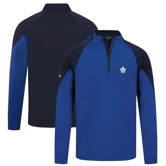 Men's Levelwear Blue Toronto Maple Leafs Cadet Insignia Core Quarter-Zip Pullover Top