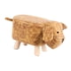 thumbnail image 5 of Reposapiés de animales, taburete para cambiar zapatos, bonito taburete de soporte de madera maciza, reposapiés otomano tapizado para entrada y sala de Amarillo Macarena Reposapiés de dibujos animados, 5 of 8