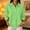 Green, variant on KLHDSF Polo Shirts for Women 3/4 Sleeve Tops Golf Tees | Women's Polo, 3/4 Sleeve, Collared, 3-Button, Three Quarter, Golf, Cotton Blend, Casual, Business, Work, Soft, Breathable Beige L