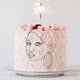 thumbnail image 3 of Batería de Cocina Arte minimalista abstracto Lady Face Cake Toppers Girl Birthday Cake Decor (K) Likrtyny Libre de BPA, 3 of 7