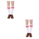 thumbnail image 2 of Minnieouse Medias hasta el muslo a rayas, medias antideslizantes para Cosplay, juegos deportivos, calentadores para piernas, Día de San Valentín, rayas 2piezas raya roja blanca Minnieouse CBP354582, 2 of 5