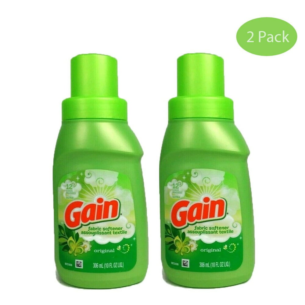 Gain New Fabric Softener 10 Oz Original, 2 pack