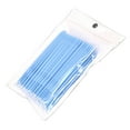 thumbnail image 1 of 100pcs Double Head Disposable Swab Fiber Buds Swab Double head Plastic Sticks Eyebrow Eyelash Make Up Tools, 1 of 8