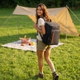 thumbnail image 4 of Cooler Backpack, Large Capacity Insulated Lunch Bag with Bottle Holders, Portable Food Storage Backpack for Daily Travel Office Car Picnic Camping and Outdoor Activities, 4 of 6