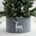 thumbnail image 3 of Christmas Tree Collar, 47.2 Inch Retro Simple Christmas Tree Skirt Xmas Tree Skirt, Rustic Christmas Tree Cover for Artificial Trees, Winter Holiday Decoration, 3 of 9