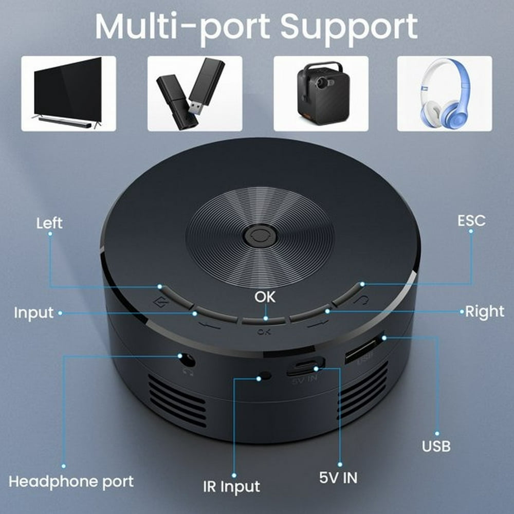 LEEYNEER Tracing Projector for Drawing Cheapest Low Latest 320*180P Multimedia Mini Pocket Mobile Mini Outdoor Projector